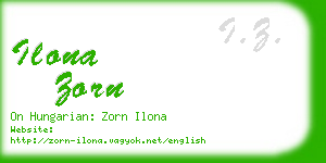 ilona zorn business card